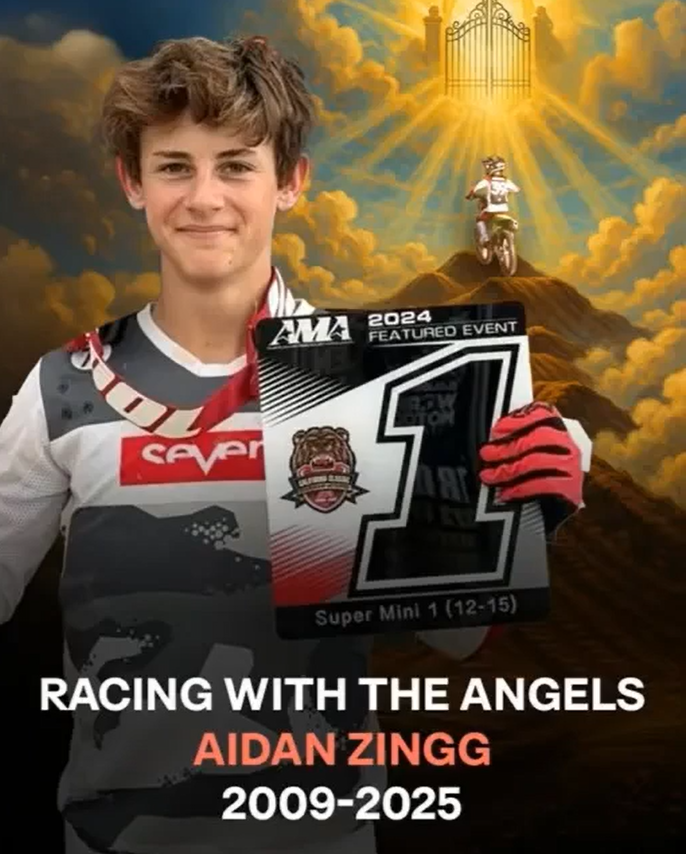 Motocross Talent Aidan Zingg Dies at 16 — What We Know