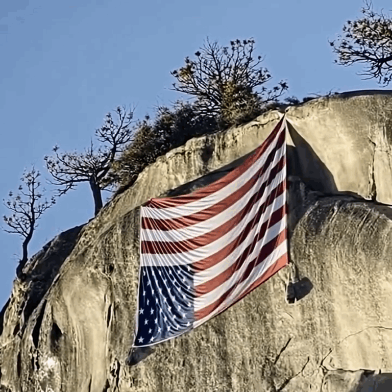 Upside-Down American Flag At Yosemite National Park Turns Heads