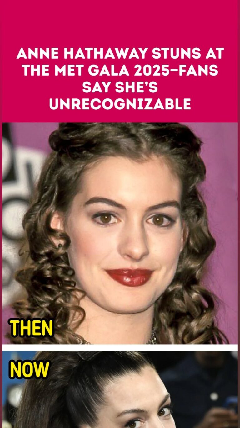 Anne Hathaway Turns Heads at the 2025 Met Gala—Fans Say She’s Almost Unrecognizable