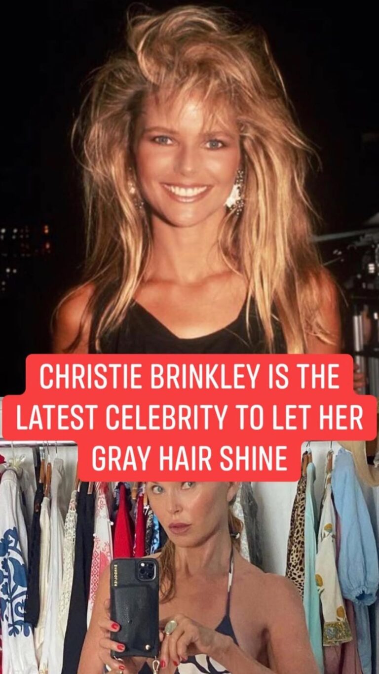 69-Year-Old Christie Brinkley Proudly Debuts Her Gray Hair