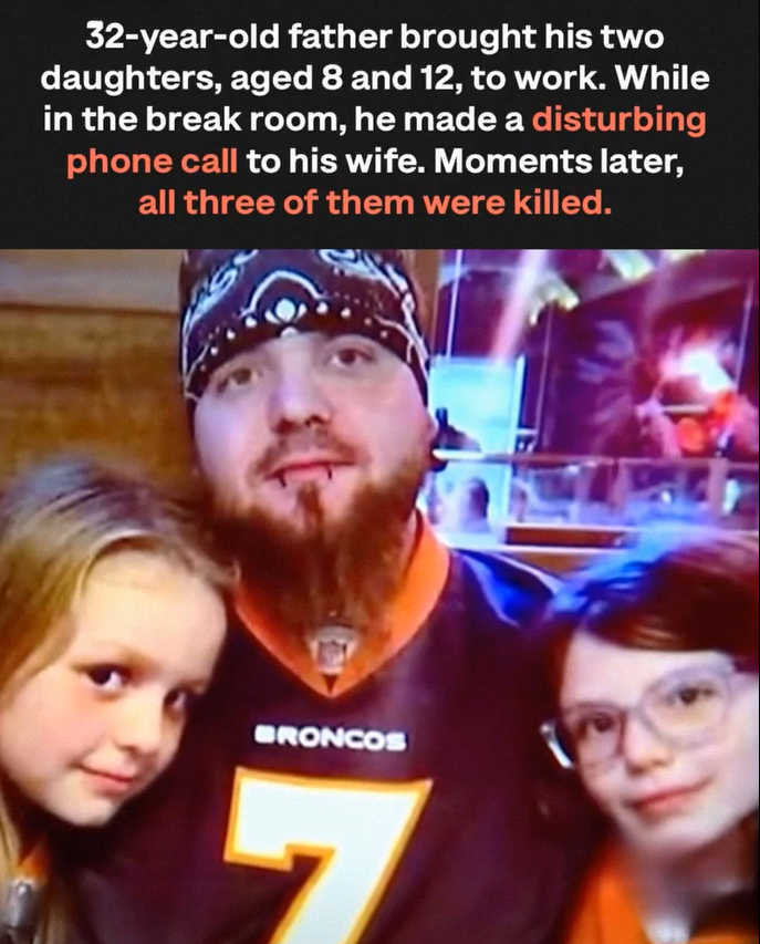 Devoted Father and His Two Young Daughters Pass Away After Workplace