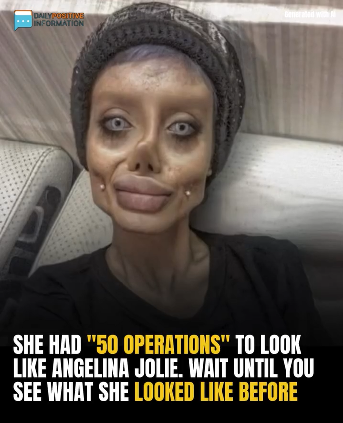 Angelina Jolie’s ‘Zombie Lookalike’ Revealed As She Leaves Jail After Fooling Everyone